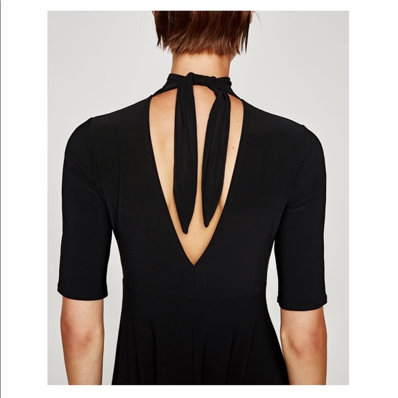 Zara Dresses & Skirts - Black High Neck Dress, NWT